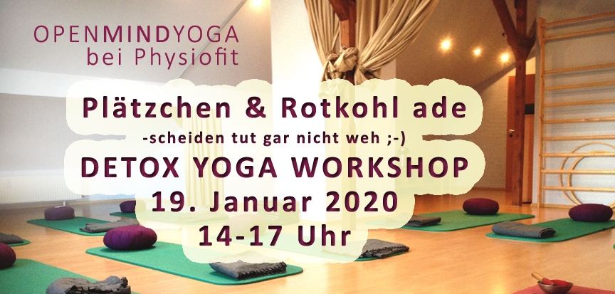OPENMINDYOGA DETOX YOGA WORKSHOP bei Physiofit Sülfeld, Am Markt 1